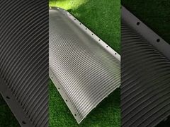 Paslanmaz Çelik Wedge Wire Coanda Screen Sieve Bends For Koi Fish Pond